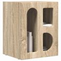 vidaXL Nočný stolík ELST 2 ks Sonoma dub 40 x 35 x 50 cm