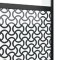 vidaXL Sklenené dvere 90 x 2 x 205 cm Hliník Čierna