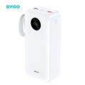 BWOO 22,5W 30000 mAh power bank s LCD displejom, biely