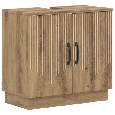 vidaXL Kúpeľňová skrinka pod umývadlo HOORN Dub artisan