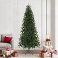 vidaXL Umelý vianočný stromček Zelená 240 cm PVC, PE a oceľ