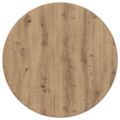 vidaXL Vrchná doska Ø 70 x 1,5 cm Okrúhly Kompozitné drevo Dub artisan