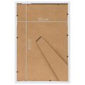 vidaXL Fotorámiky na stôl, koláž 3 ks, biele 20x25 cm, MDF