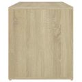 vidaXL Lavica do chodby 80x40x45 cm, dub sonoma, kompozitné drevo