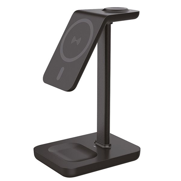 Nabíječka bezdrátová Solight SSWC02 3v1 kompatibilní Qi2, MagSafe