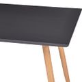 vidaXL Jedálenský stôl, sivo dubový 120x60x74 cm, MDF
