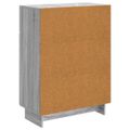 vidaXL Servírovacia skriňa Sivá sonoma 66 x 34,5 x 90 cm
