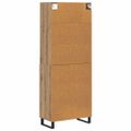 vidaXL Highboard 2 ks Remeselný dub 69,5 x 34 x 180 cm