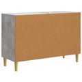vidaXL Servírovacia skriňa Betónovo sivá 89 x 34,5 x 60 cm