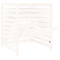 vidaXL Kompostér biely 82,5x82,5x99,5 cm masívne borovicové drevo