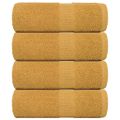 vidaXL Utierky na umývanie FROGN 4 ks zlaté 30x30 cm 360 g/m²