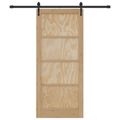 vidaXL Posuvné dvere ORKDAL 86 x 198,5 cm Borovicový masív