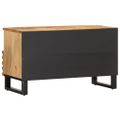 vidaXL TV skrinka 80x34x46 cm surový mangovníkový masív