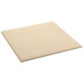 vidaXL Nástenný čelník 12 ks 30 x 30 cm Krémová látka