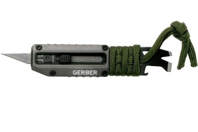 Gerber 31-003740 Prybrid-X Onyx multifunkčný nástroj, oceľ, hliník, zelený paracord, 8 funkcii