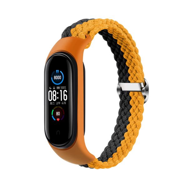 Braided band smart band M3/M4/M5/M6 orange-gray