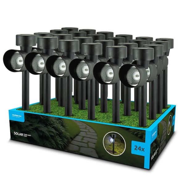 Modee záhradná solárna LED lampa GS021 33 cm, ohýbateľná, HB40 40 mAh (ML-GS021)