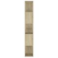 vidaXL Knižnica/deliaca stena dub sonoma 100x24x155cm kompozitné drevo