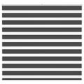 vidaXL Zebra roleta čierna 160x100 cm šírka látky 155,9cm polyester