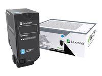 Azúrová - originálna - kazeta s farbivom - pre Lexmark CS727de, CS728de, CX727de