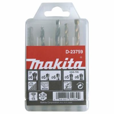Makita sada vrtacích bitov 1/4" 5 ks