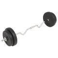 vidaXL Súprava barbell činiek, 30 kg