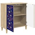 vidaXL Servírovacia skriňa MAINZ Sonoma 69 x 33 x 75 cm