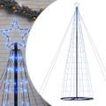 vidaXL LED vianočný stromček 1534 LED modré 500 cm