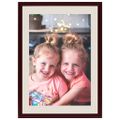 vidaXL Fotorámiky na stenu alebo stôl 5 ks tmavočervené 59,4x84 cm