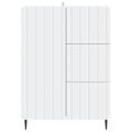 vidaXL Servírovacia skriňa Biela 66 x 34,5 x 91,5 cm Kompozitné drevo