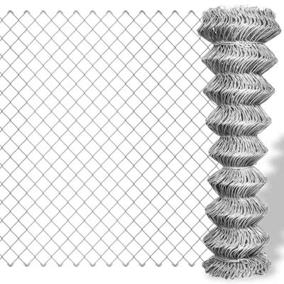 vidaXL Drôtené pletivo, pozinkovaná oceľ 15x1,25 m, strieborné