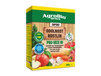 Prípravok na odolnosť rastlín AGROBIO Inporo Pro Mix M - baktérie a Trichoderma 500g