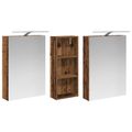 vidaXL Set kabinetov do kúpeľne 3 ks 130 x 14,5 x 70 cm