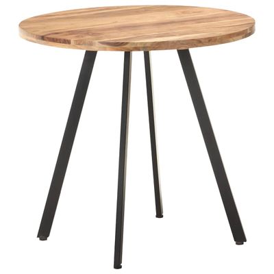 vidaXL Jedálenský stôl 80 cm masívne akáciové drevo