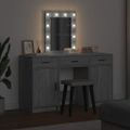 vidaXL Toaletný stolík Sivá 50 x 41 x 135 cm Kompozitné drevo