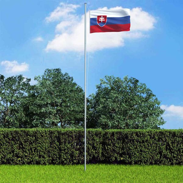 vidaXL Vlajka Slovensko 90x150 cm