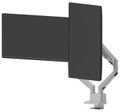 Neomounts DS70-250SL2 Neomounts NEXT Slim Desk Mount, double display (topfix clamp/grommet), silver Držák, VESA, stolní, pro 2 ploché/zakrivené monitory, úhloprícka 17–32", náklon 90°, otácení 180°, rotace 360°, nosnost 18kg, str