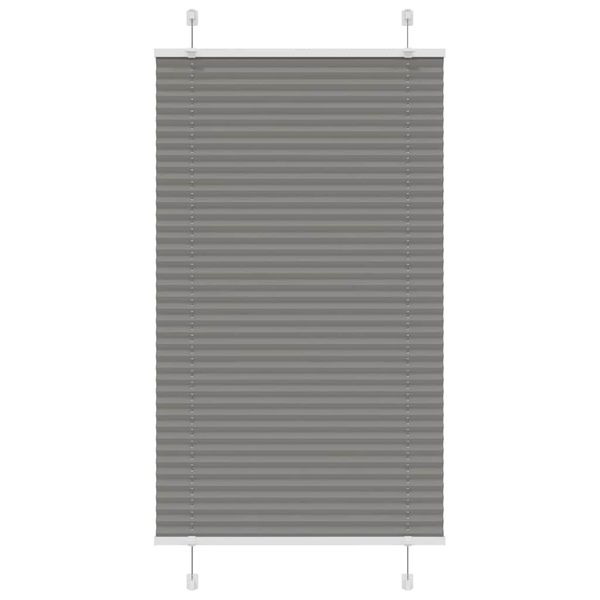 vidaXL plisovaná roleta antracit 70x150 cm Šírka látky 69,4 cm