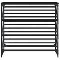 vidaXL Regál na topánky čierny 90x30x85 cm kompozitné drevo