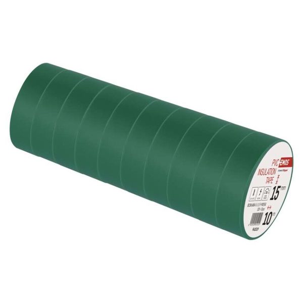 Izolačná páska PVC 15mm / 10m zelená