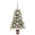 vidaXL Vianočný stromček s 150 LED-i so stojanom Zelená 65 cm PE