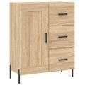vidaXL Vysoká skrinka dub sonoma 69,5x34x180 cm spracované drevo