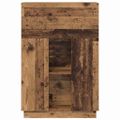 vidaXL Stôl Staré drevo Kompozitné drevo 71.5 x 31.5 x 106.5 cm