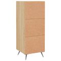 vidaXL Komoda dub sonoma 34,5x34x90 cm spracované drevo