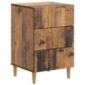 vidaXL Nočný stolík Staré drevo 43 x 41 x 66,5 cm Kompozitné drevo