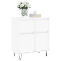 vidaXL Komoda vysoký lesk biela 60x35x70 cm spracované drevo