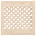 vidaXL Dvere skrinky mriežkový dizajn 2 ks 39,5x39,5 cm masív borovica