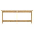 vidaXL 6-dielny záhradný jedálenský set impregnovaná borovica