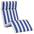 vidaXL Skladacie ležadlo modro-biele 175x54x8,5 cm oxfordská látka