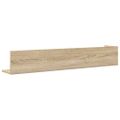 vidaXL Nástenné police 2ks dub sonoma 100x16,5x16,5cm kompozitné drevo